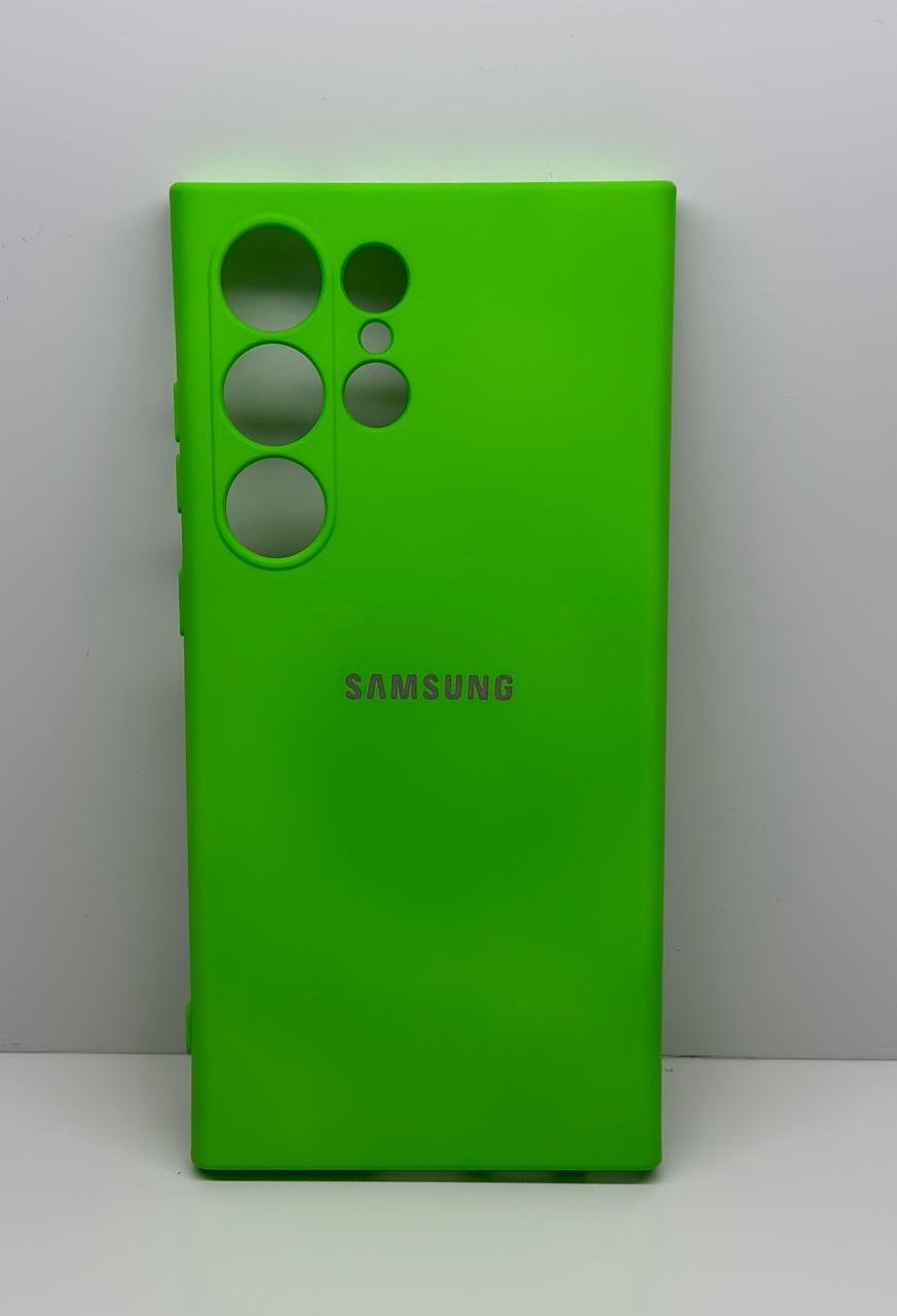 Чехол для Samsung Galaxy S24 Ultra зеленый купить,970