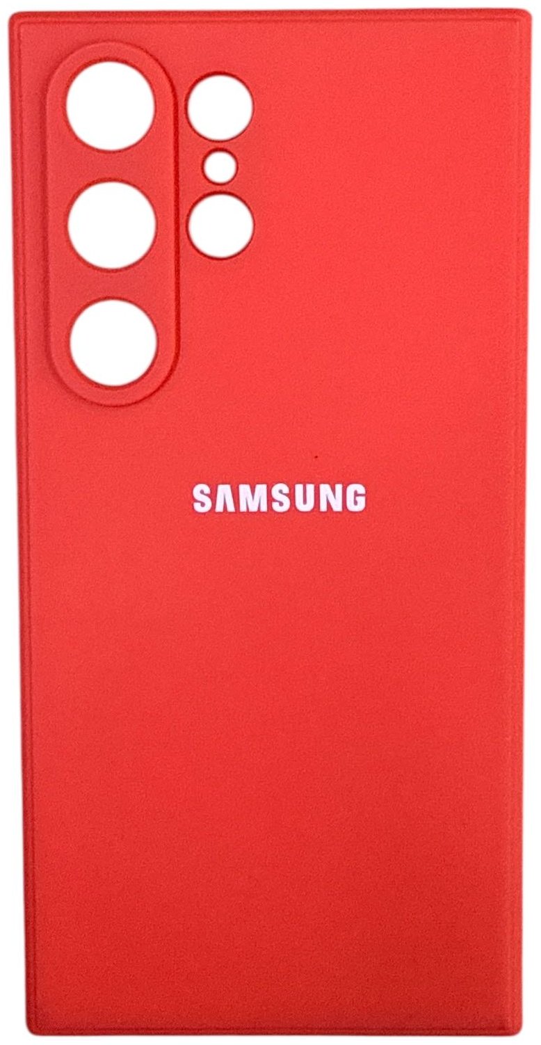 Чехол для Samsung Galaxy S24 Ultra красный купить,954