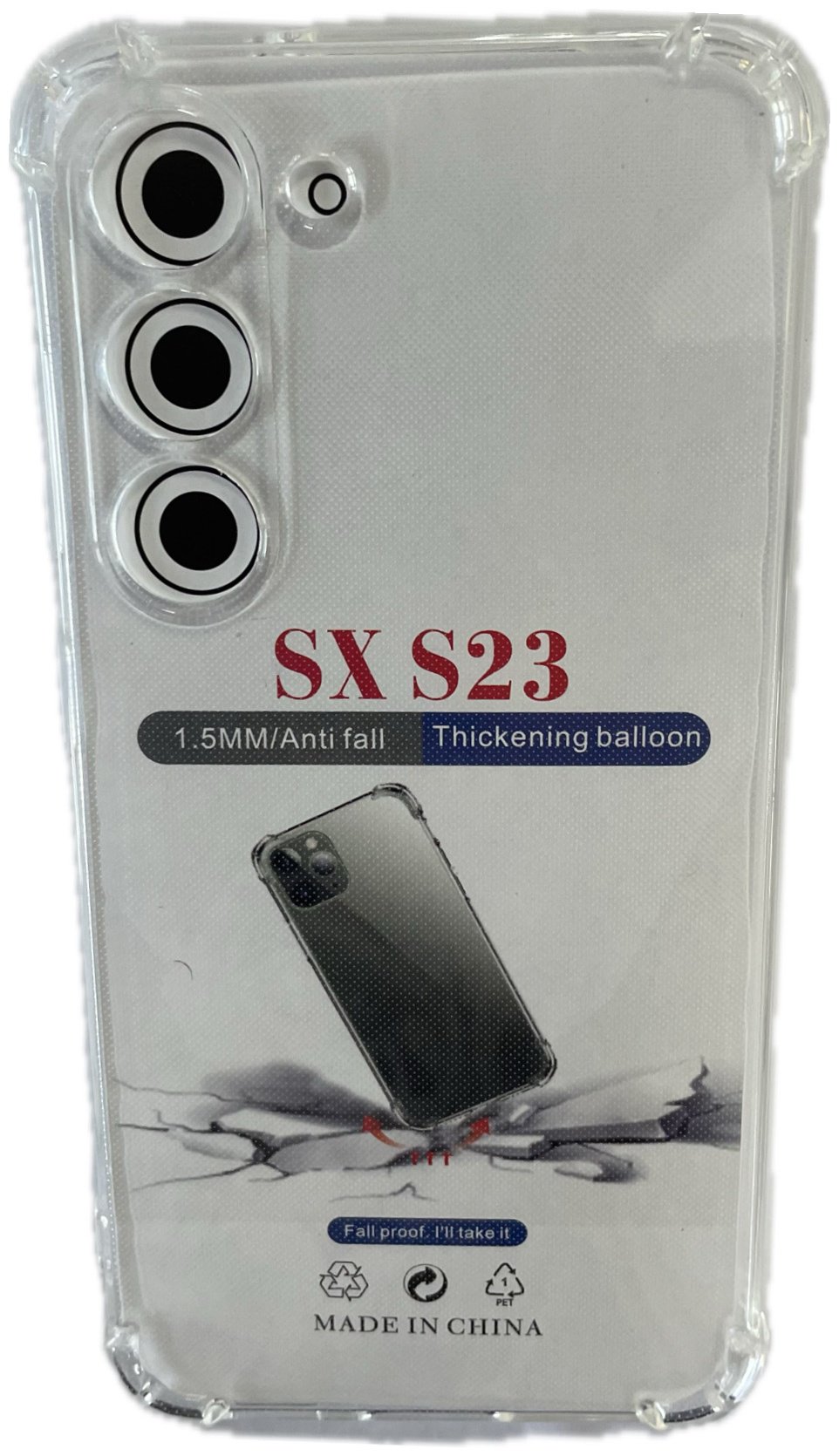 Чехол для Samsung Galaxy S23 прозрачный купить,384