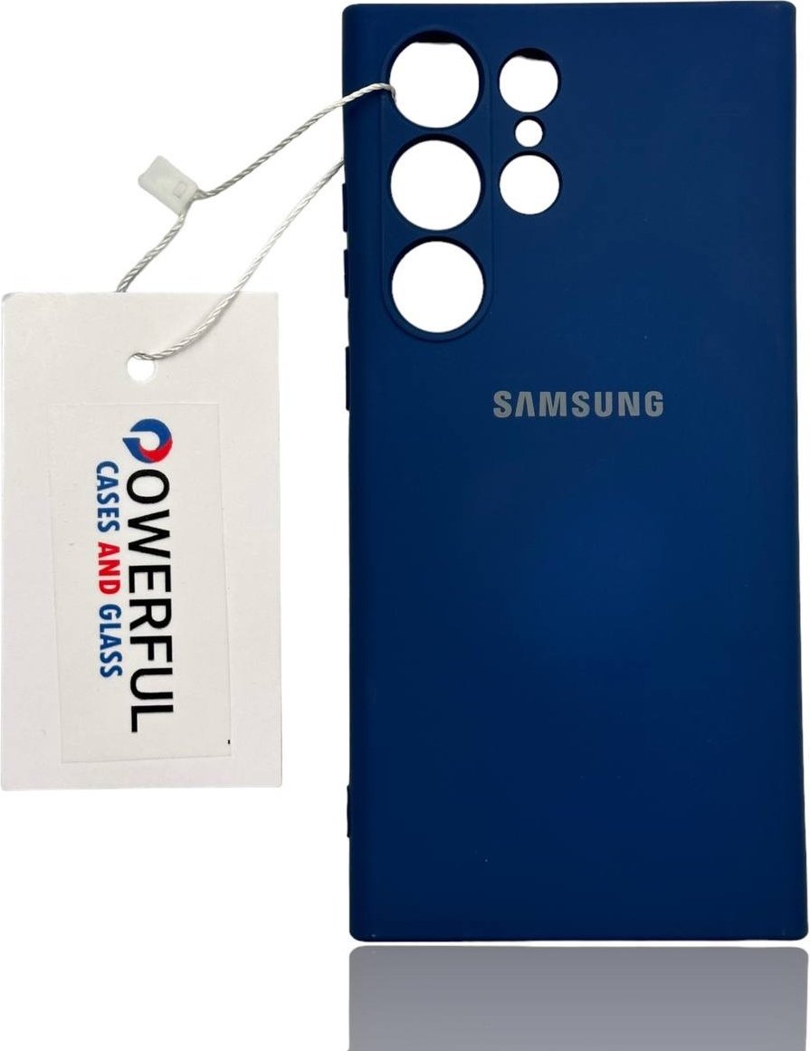 Чехол POWERFUL для Samsung Galaxy S23 Ultra синий купить,828