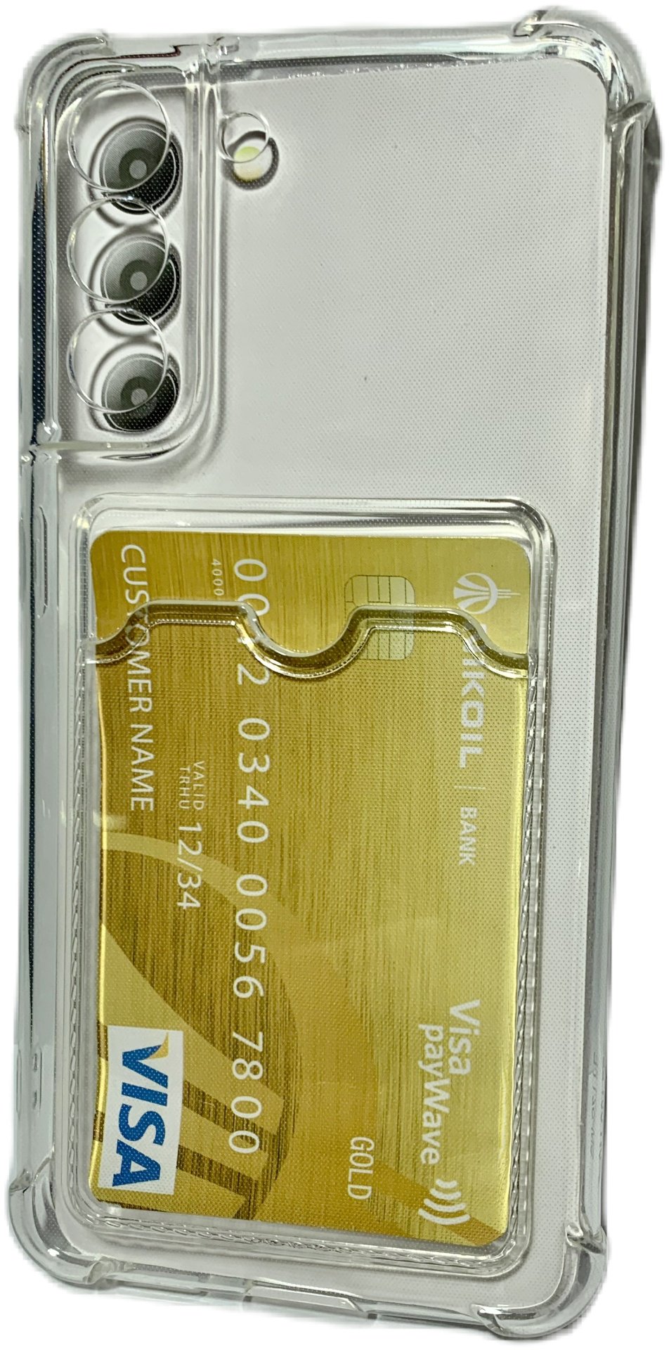 Чехол для Samsung Galaxy S21 FE прозрачный купить,653