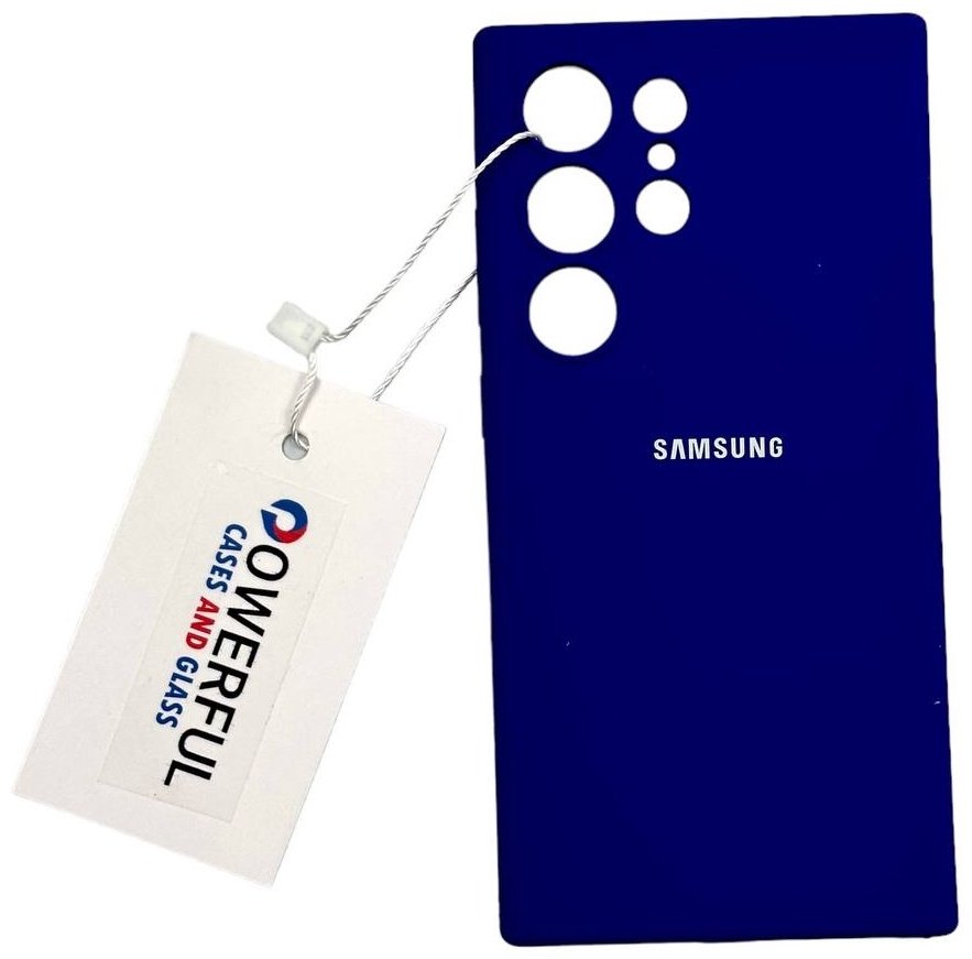 Чехол POWERFUL для Samsung Galaxy S24 Ultra синий купить,938