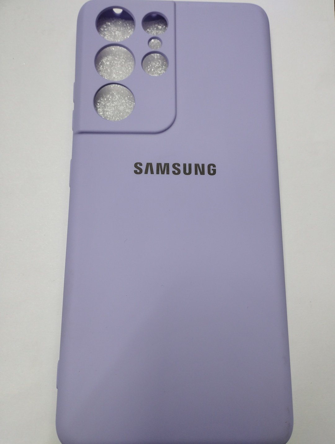 Чехол для Samsung Galaxy S21 Ultra сиреневый