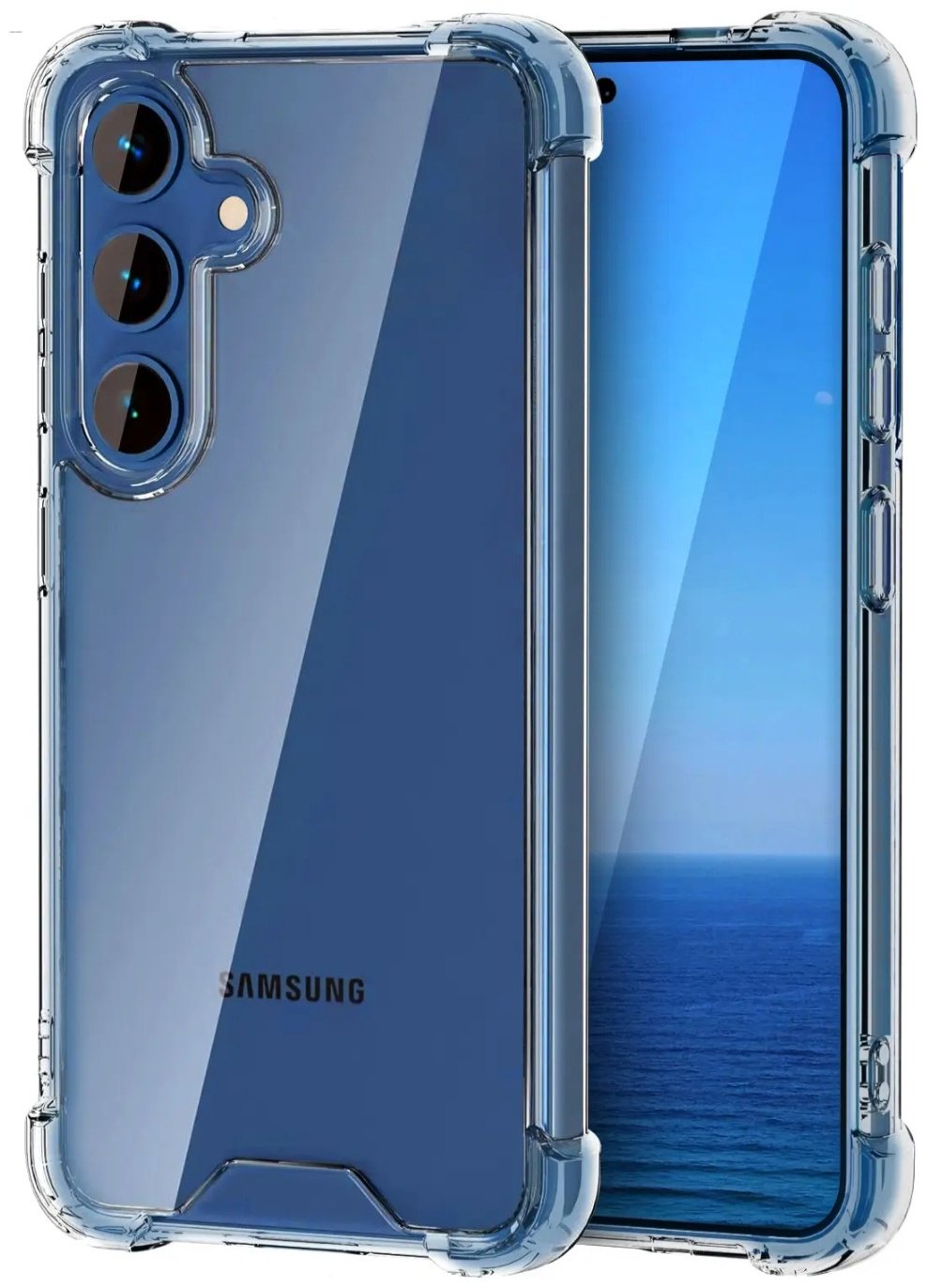 Чехол для Samsung Galaxy S25 прозрачный купить,433