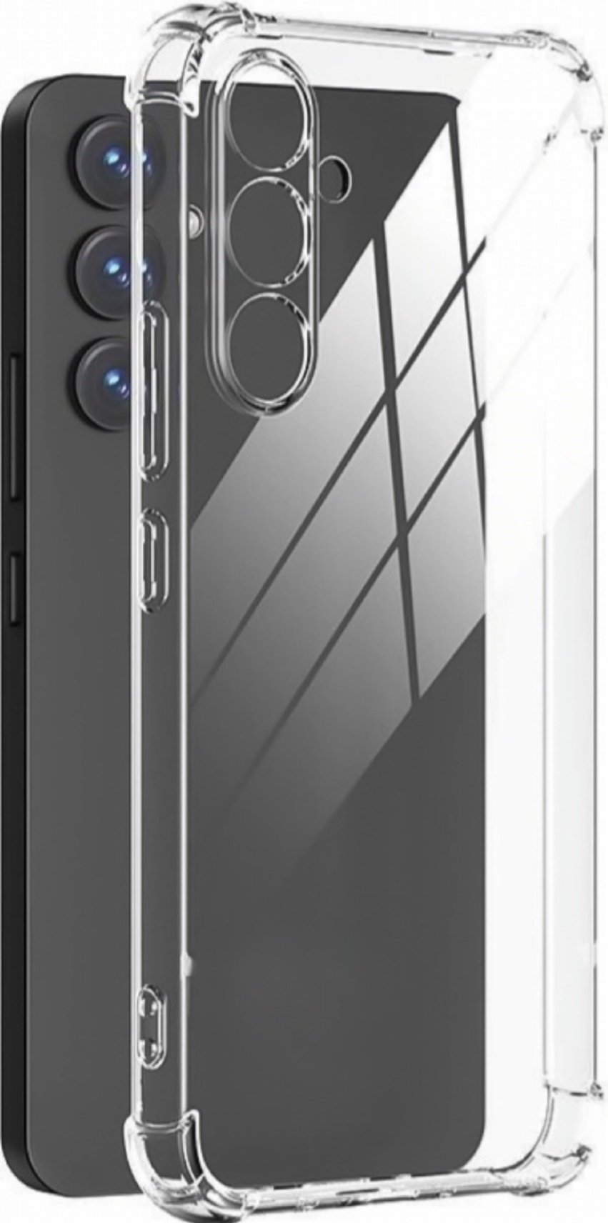 Чехол для Samsung Galaxy S24 прозрачный купить,485