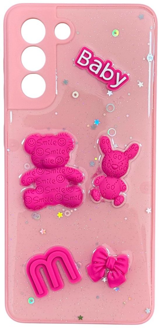Чехол для Samsung Galaxy S21 розовый купить,992