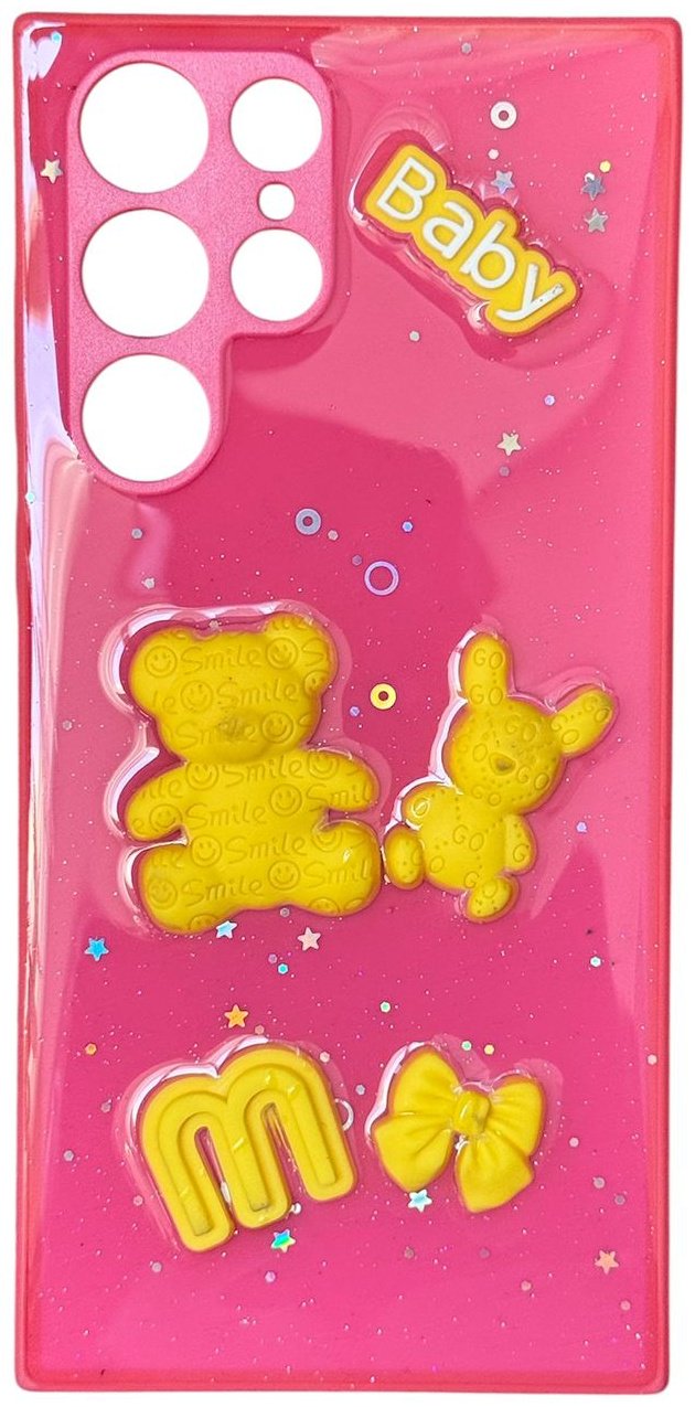 Чехол для Samsung Galaxy S22 Ultra розовый купить,992