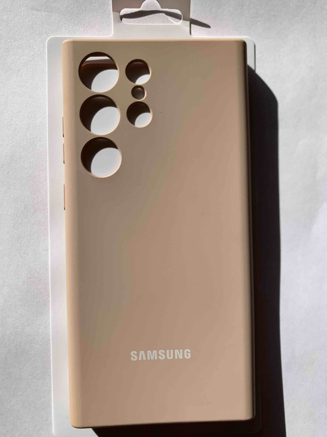 Чехол для Samsung Galaxy S23 Ultra бежевый купить,1973
