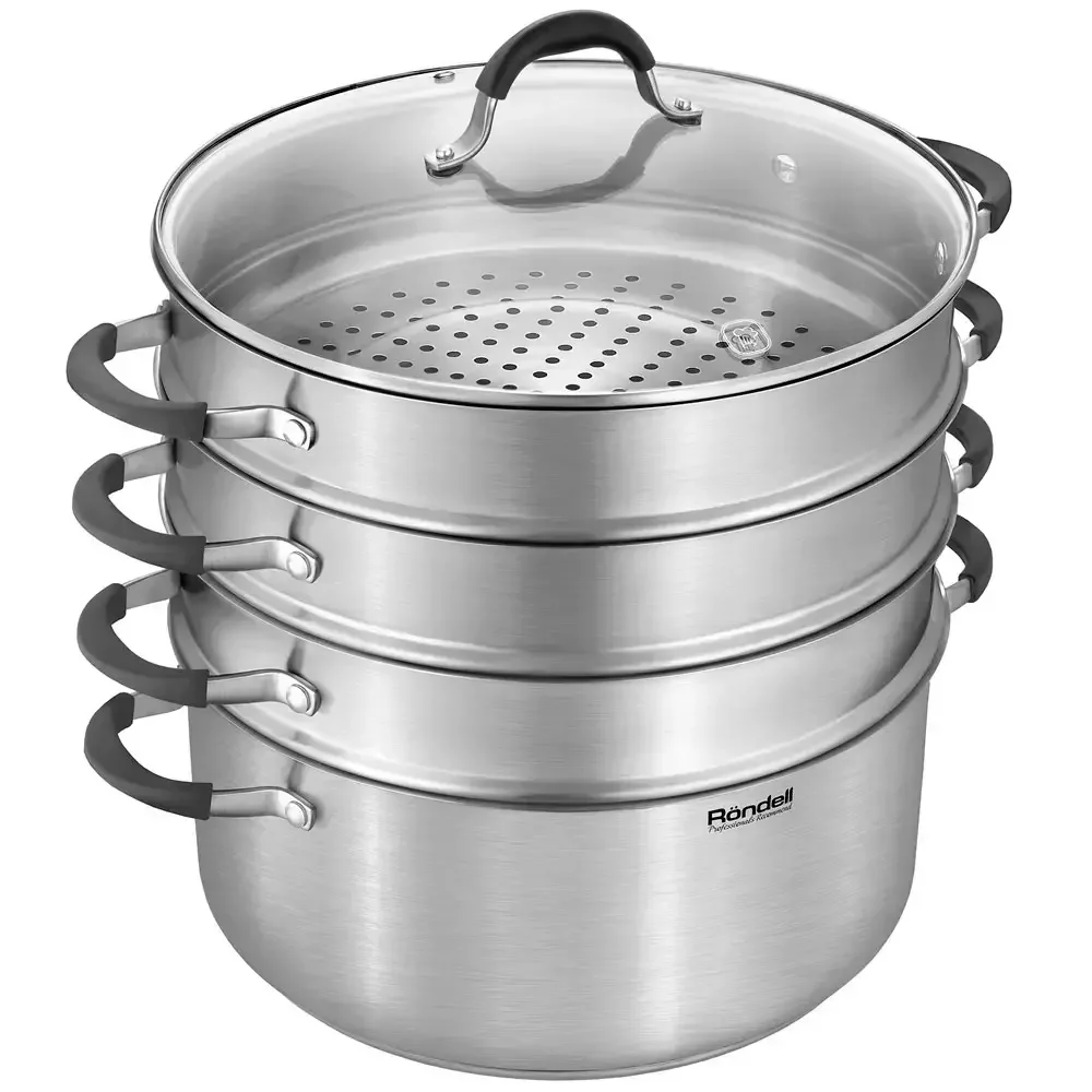 Мантоварка Rondell RDS-1815 32см 10L Silver