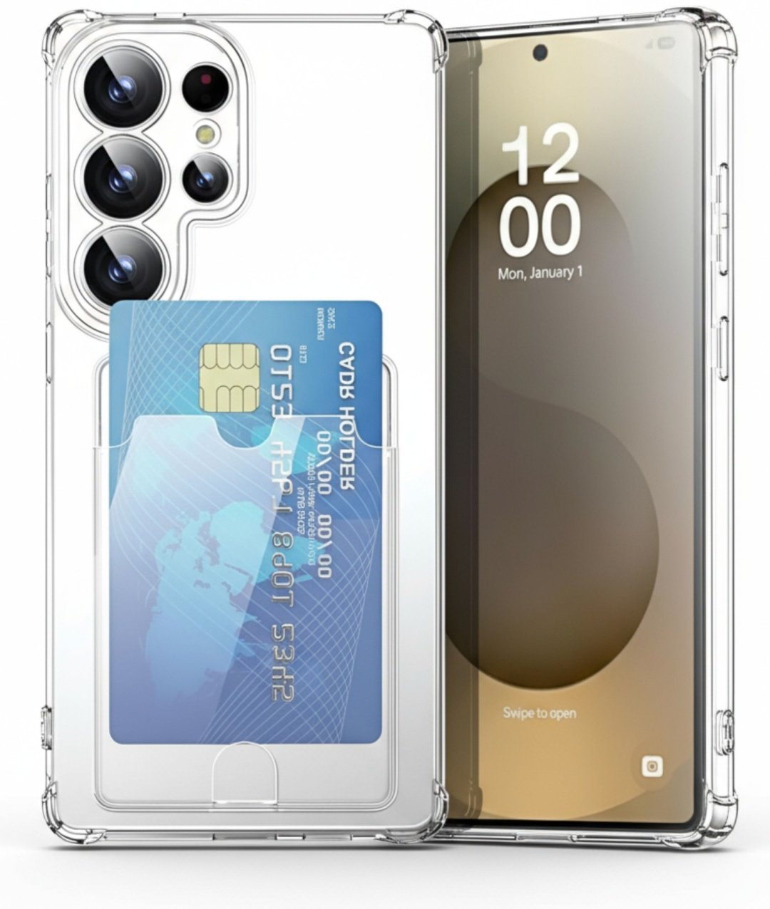 Чехол для Samsung Galaxy S24 Ultra прозрачный купить,770