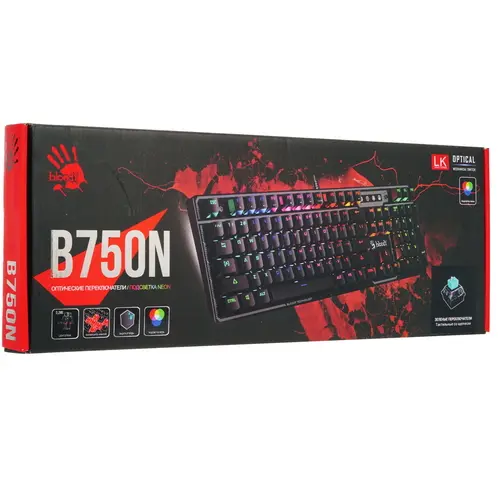 Клавиатура A4Tech Bloody B750N черная - ForteMarket Клавиатура A4Tech Bloody B750N черная купить,0