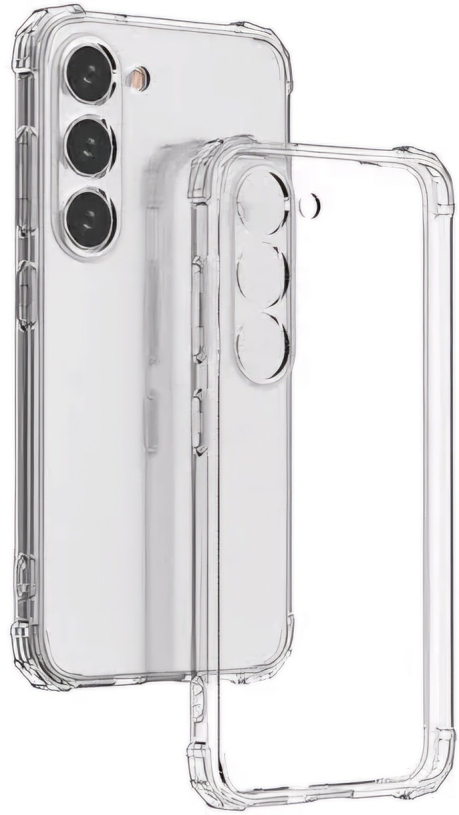 Чехол для Samsung Galaxy S24 прозрачный купить,499