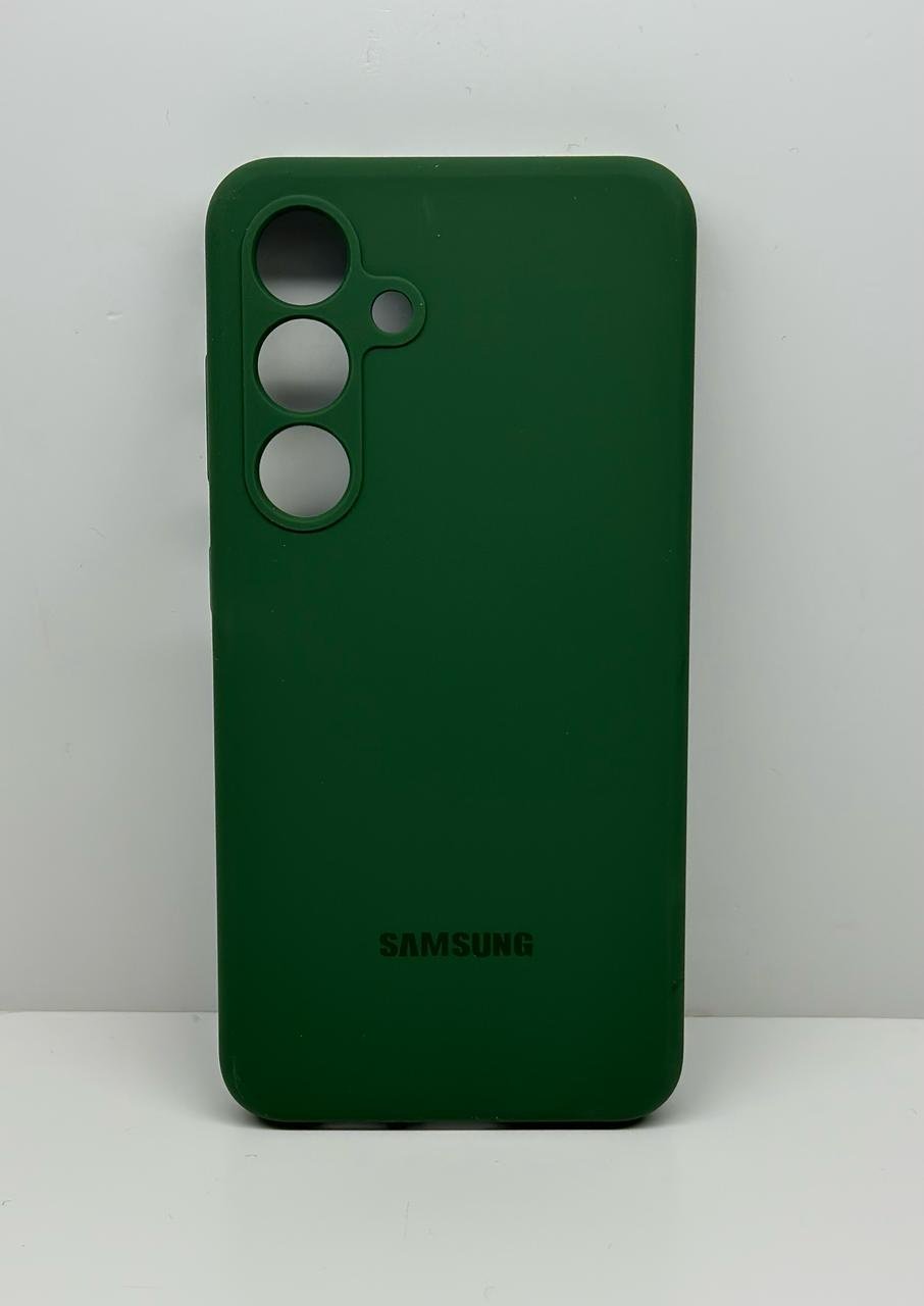 Чехол для Samsung Galaxy S24 темно-зеленый купить,882