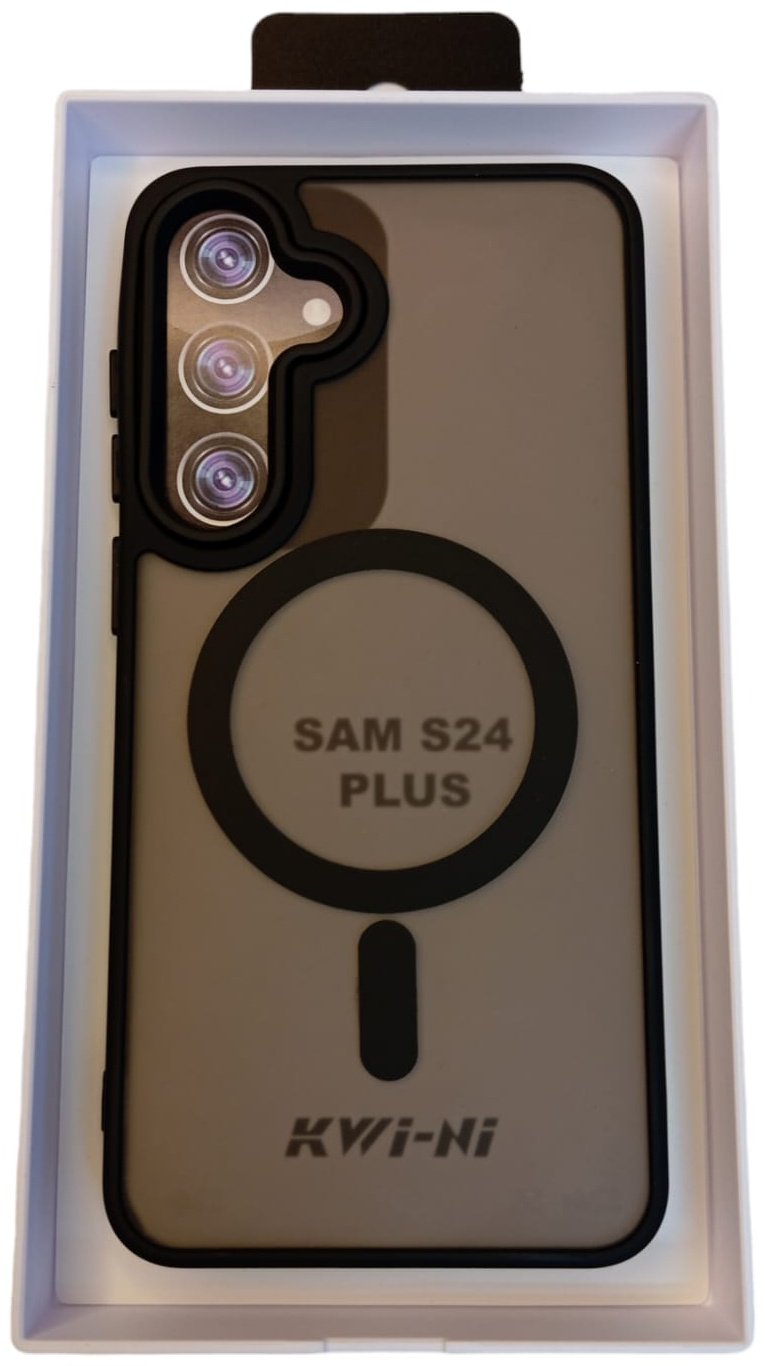 Чехол для Samsung Galaxy S24+ черный купить,1268