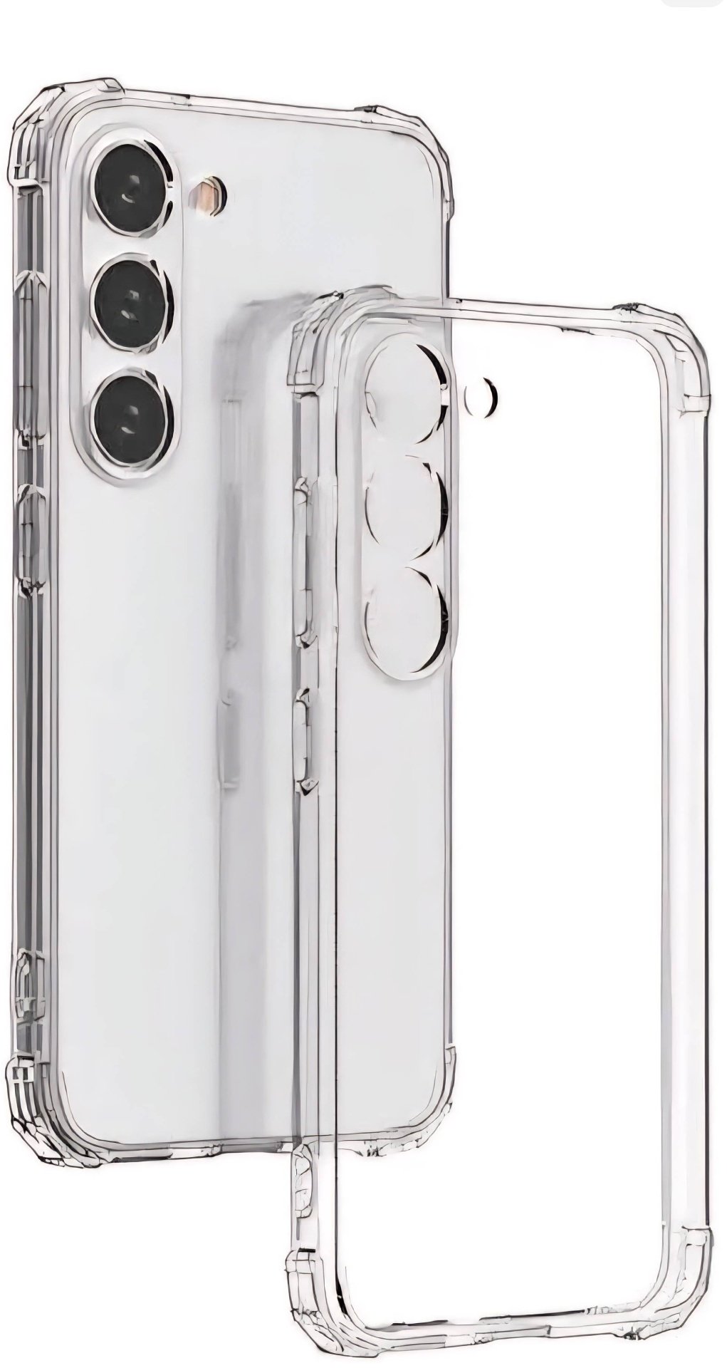 Чехол Crystal Mirror для Samsung Galaxy S25 прозрачный купить,379