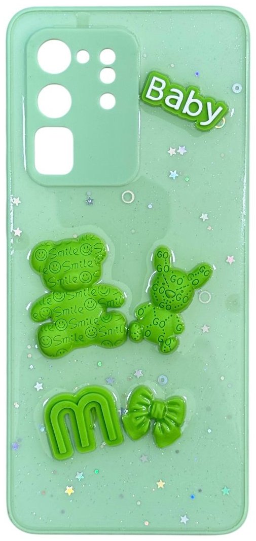 Чехол для Samsung Galaxy S20 Ultra светло-зеленый купить,992