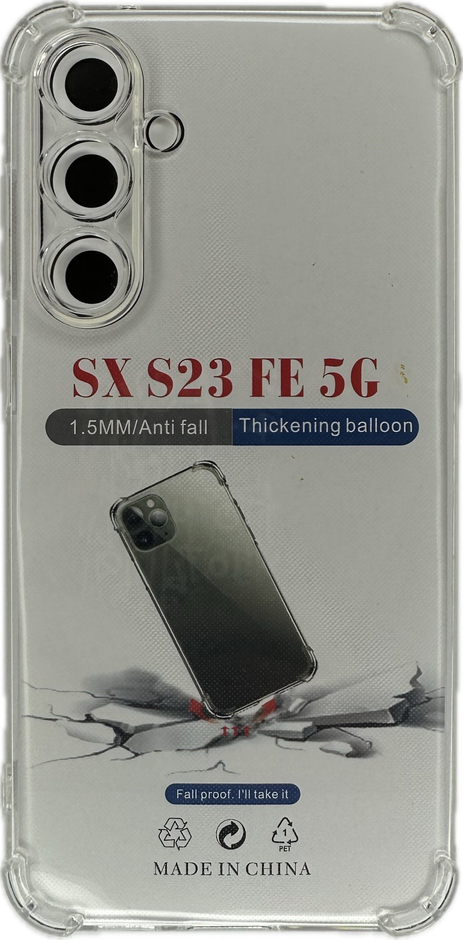 Чехол для Samsung Galaxy S23 FE прозрачный купить,299