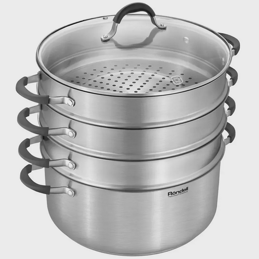 Мантоварка Rondell RDS-1815 32см 10L Silver