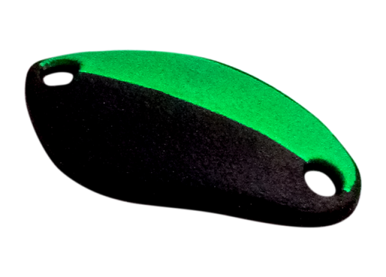 Колеблющаяся блесна SV-Lures 23мм черно-зеленая купить,NaN
