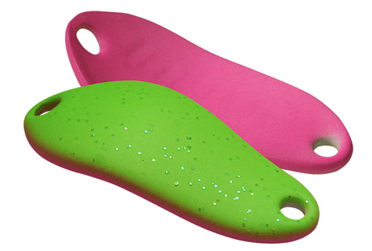 Колеблющаяся блесна SV-Lures Individ 30мм зелено-розовая купить,NaN