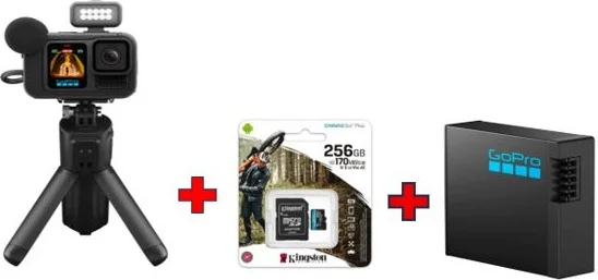 Экшн-камера GoPro HERO 13 Black Creator Edition + microSD256GB + аккумулятор Enduro 
