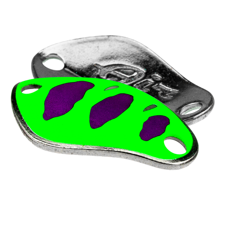 Колеблющаяся блесна SV-Lures 23мм зелено-фиолетовая