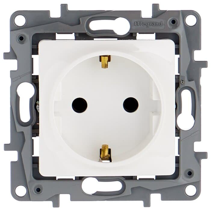 Розетка Legrand 672221 белая купить,NaN