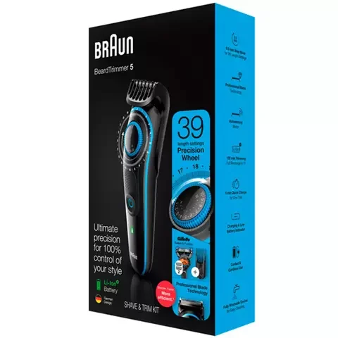 Триммер BRAUN BT 3520 BLK/BLU BOX CEEMEA купить,0