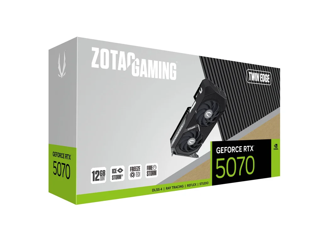 Видеокарта Zotac Gaming GeForce RTX 5070 Twin Edge 12Gb - ForteMarket Видеокарта Zotac Gaming GeForce RTX 5070 Twin Edge 12Gb купить,0