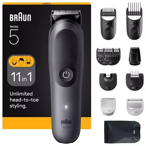 Триммер Braun AIO 5560 MSGREY BOX CEEMEA Grey 