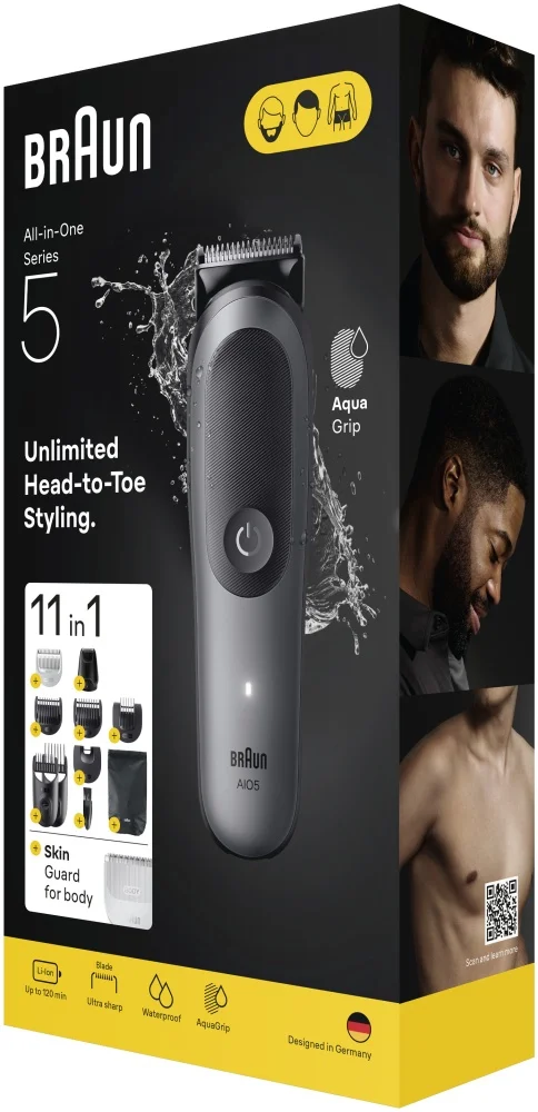 Триммер Braun AIO 5560 MSGREY BOX CEEMEA Grey - ForteMarket Триммер Braun AIO 5560 MSGREY BOX CEEMEA Grey купить,0