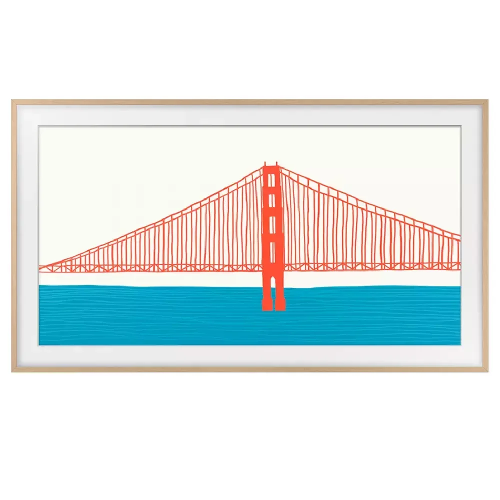 Рамка для телевизора Samsung The Frame 55" VG-SCFA55TKBRU Teak