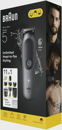 Триммер Braun AIO 5560 MSGREY BOX CEEMEA Grey 