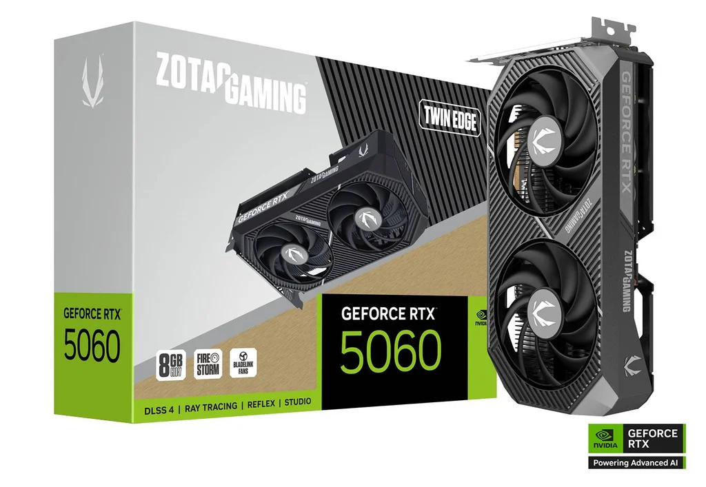 Видеокарта Zotac Gaming GeForce RTX 5060 Twin Edge 8Gb