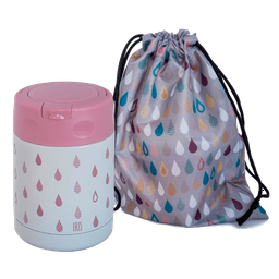 Термос Iris Barcelona Kids Drops 8370-IR 0,35л розовый