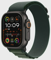 Смарт-часы Apple Watch Ultra 2 2024 GPS + Cellular 49mm Black Titanium Case with Dark Green Alpine Loop L