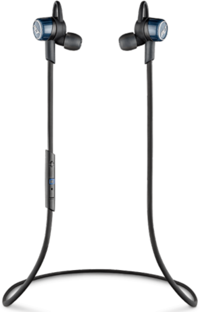 Наушники Plantronics Backbeat Go 3 черно-синие купить,NaN