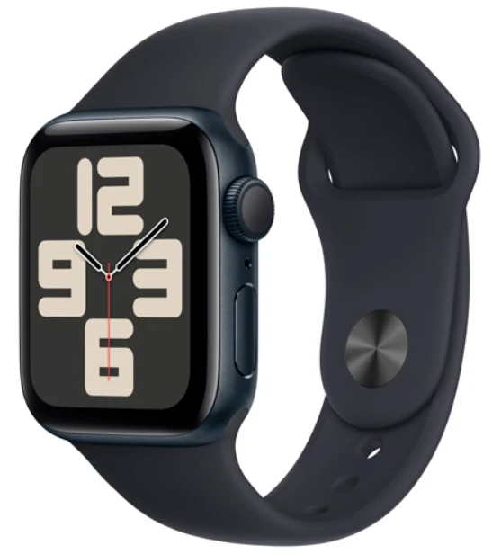 Смарт-часы Apple Watch SE 2024 GPS 40mm Midnight Aluminium Case with Ink Sport Loop M/L MXE93