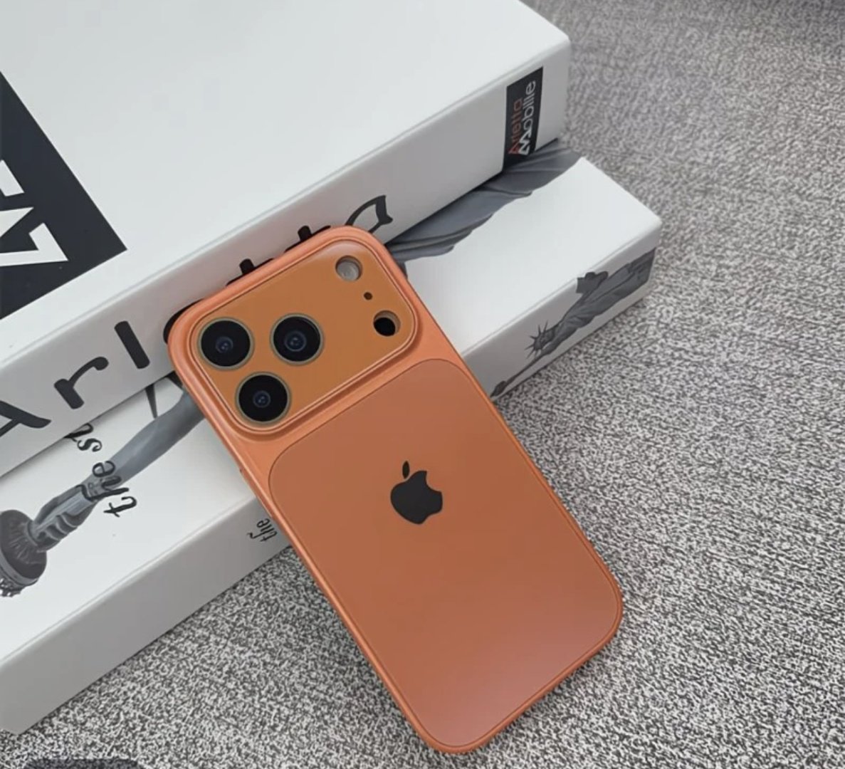 Чехол A STEEL для Apple iPhone 15 Pro оранжевый купить,1500
