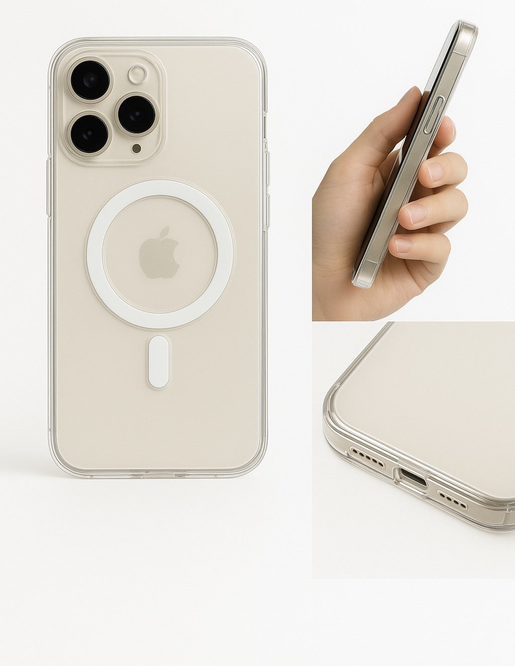 Чехол A STEEL для Apple iPhone 15 Pro Max прозрачный купить,999