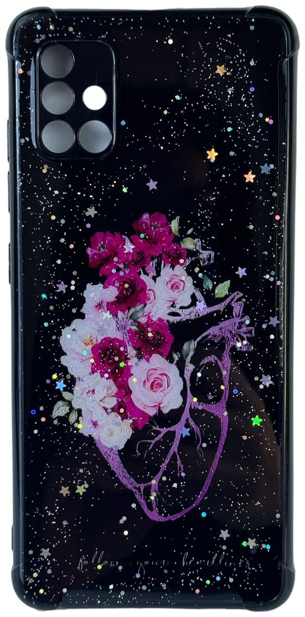 Чехол для Samsung Galaxy A51 черный купить,1820
