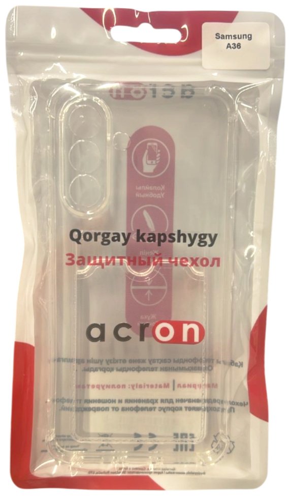 Чехол Acron для Samsung Galaxy A36 прозрачный - ForteMarket Чехол Acron для Samsung Galaxy A36 прозрачный купить,375