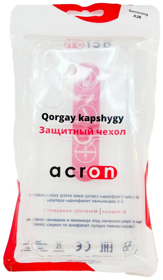 Чехол Acron для Samsung Galaxy A26 прозрачный купить,752