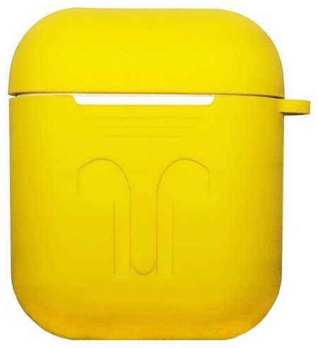 Чехол AKSA для Apple AirPods желтый