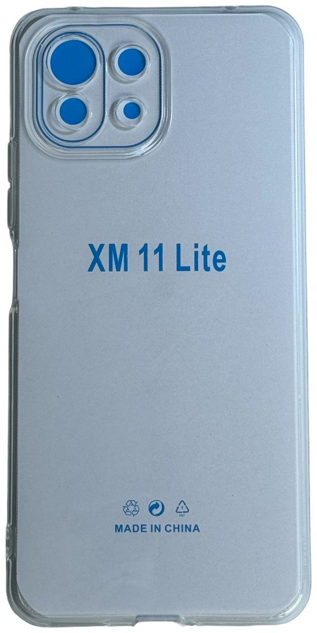 Чехол для Xiaomi Mi 11 Lite прозрачный