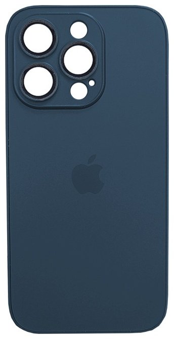 Чехол GLASS для Apple iPhone 14 Pro синий - ForteMarket Чехол GLASS для Apple iPhone 14 Pro синий купить,999