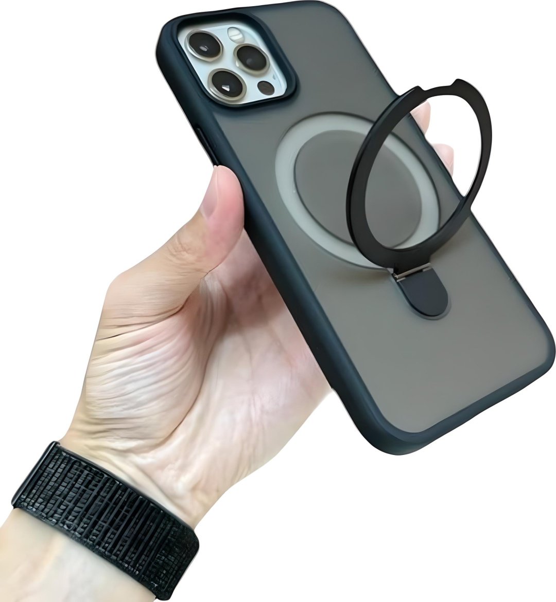 Чехол для Apple iPhone 15 Pro темно-прозрачный купить,2060