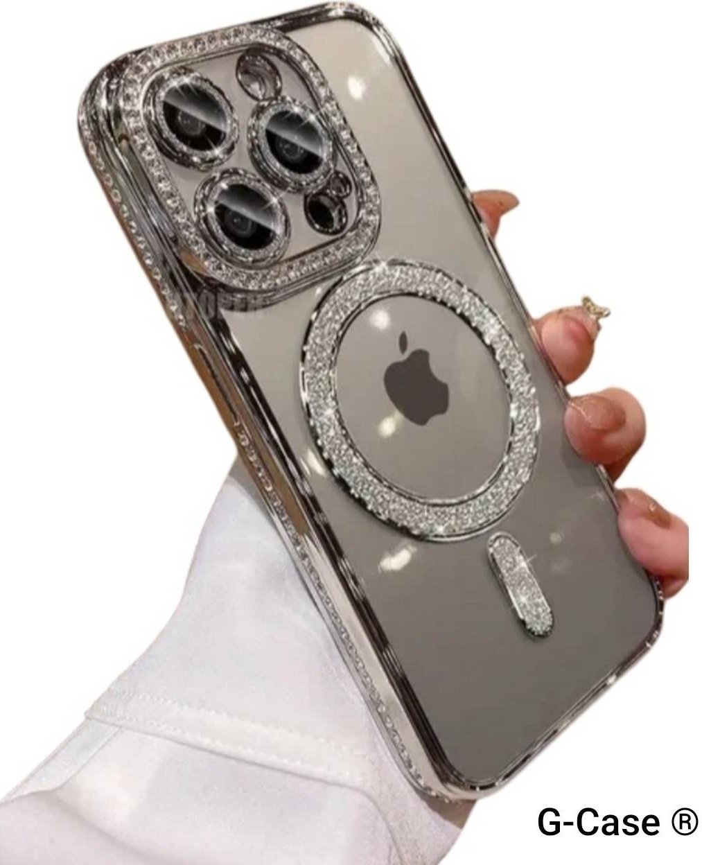 Чехол G-Case для Apple iPhone 15 Pro Max серебряный купить,670