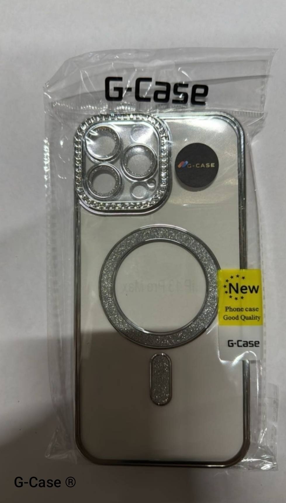 Чехол G-Case для Apple iPhone 15 Pro Max серебряный купить,670
