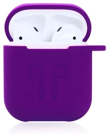 Чехол Imarket07 для Apple AirPods, AirPods 2 фиолетовый